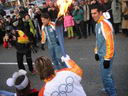 La flamme olympique à Chambéry